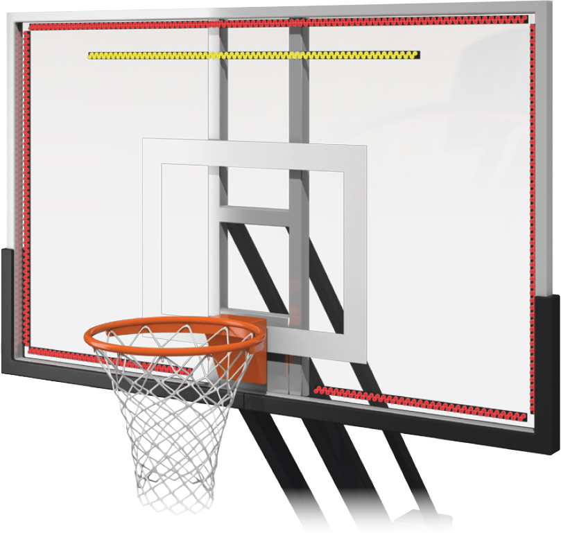 LED-Lichtstreifen für Basketballkorb