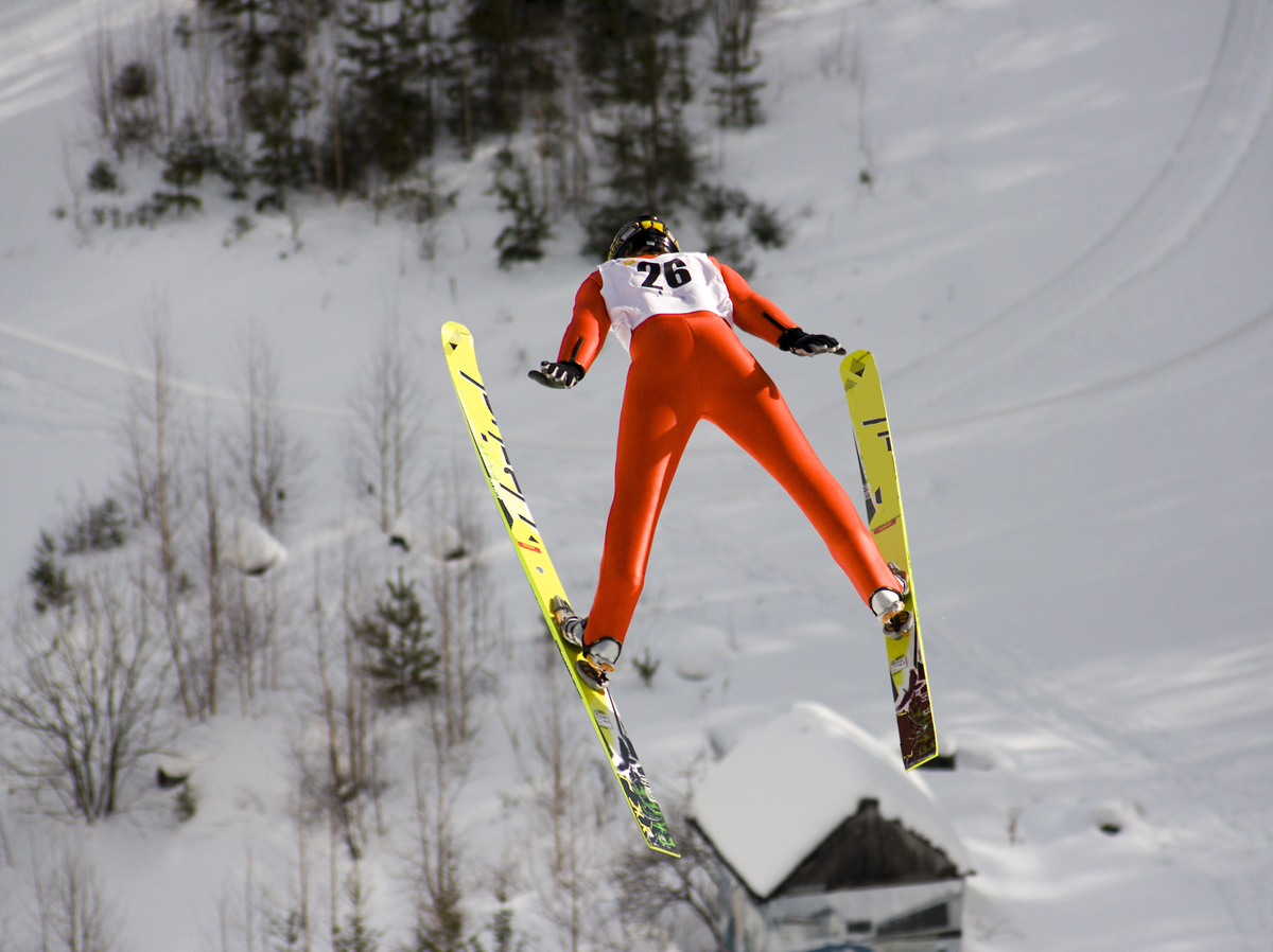 Sportarten Sport ALGE Timing baertiming Skispringen