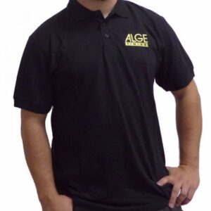Polo-Shirt, schwarz