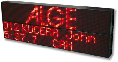 Anzeigetafeln Tableaux d'affichage Nautronic baertiming D-RTNM
