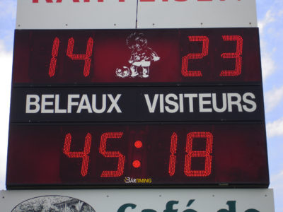Fussball-Anzeigetafel Bär Timing AG NHA 4618