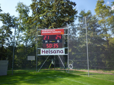 Fussball-Anzeigetafel Bär Timing AG NHA 4618