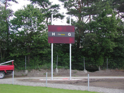 Fussball-Anzeigetafel Bär Timing AG NHA 4618