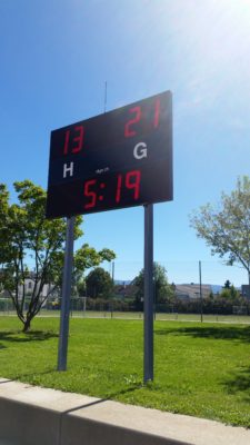 Fussball-Anzeigetafel Bär Timing AG NHA 4618