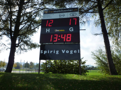 Fussball-Anzeigetafel Bär Timing AG NHA 4618