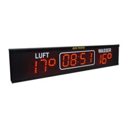 Zeitmesszubehör Accessoires Alge-Timing baertiming Zeit- Temperatur Anzeigetafel