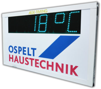 Anzeigetafeln Tableaux d'affichage Nautronic baertiming TimeTemp