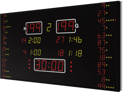 Anzeigetafel Tableaux d'affichage Nautronic baertiming Line62