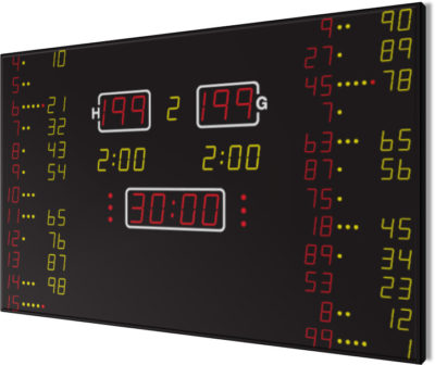 Anzeigetafel Tableaux d'affichage Nautronic baertiming Line64