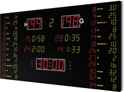 Anzeigetafel Tableaux d'affichage Nautronic baertiming Line66
