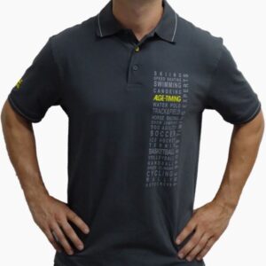 Polo-Shirt, grau
