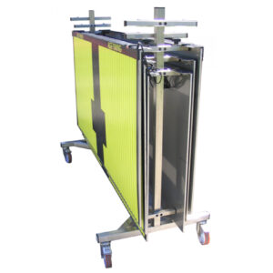 Chariot de transport pour plaques de fixation