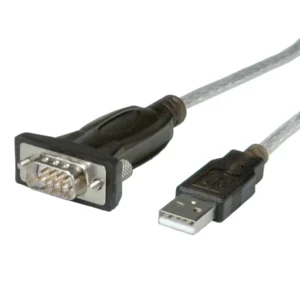 USB – Seriell Konverter-Kabel, Typ A – RS232, schwarz, 1,8 m